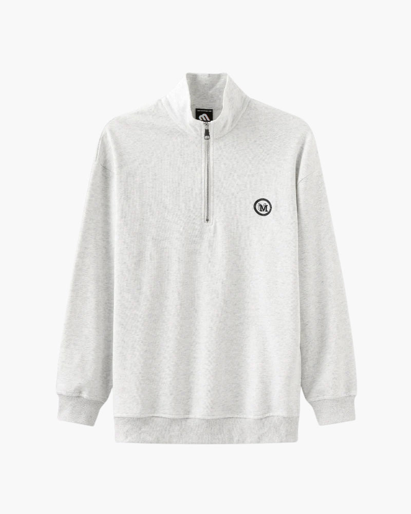 Miami Cotton Sweatshirt mit Reißverschluss