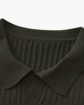 Premium gerippter Polo