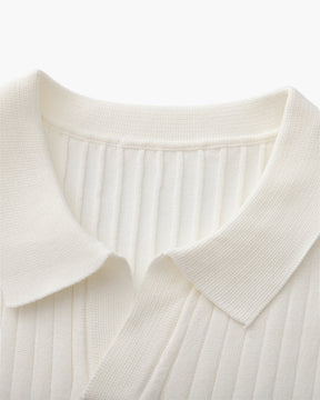 Premium gerippter Polo