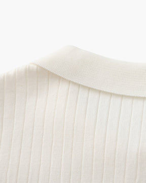 Premium gerippter Polo