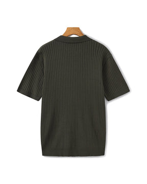 Premium gerippter Polo