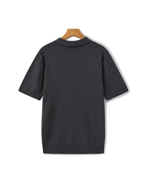 Premium gerippter Polo