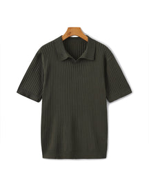 Premium gerippter Polo