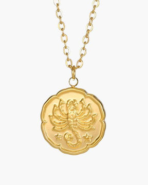 Tierkreiszeichen Halskette - Gold