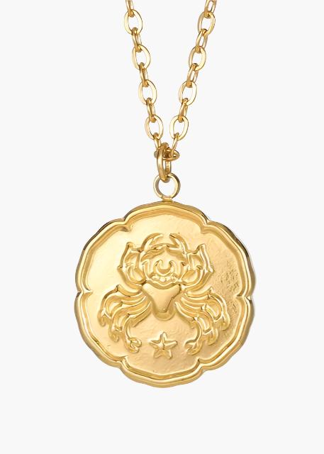 Tierkreiszeichen Halskette - Gold