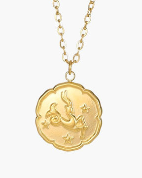 Tierkreiszeichen Halskette - Gold